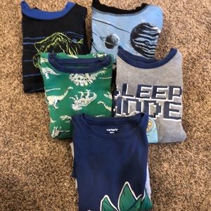 Boys long sleeve pajama bundle